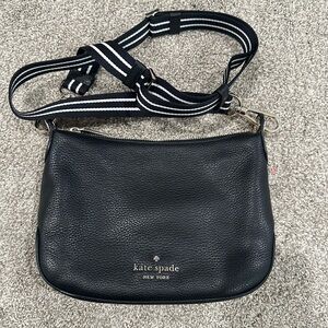 Kate Spade Black Leather Crossbody Bag